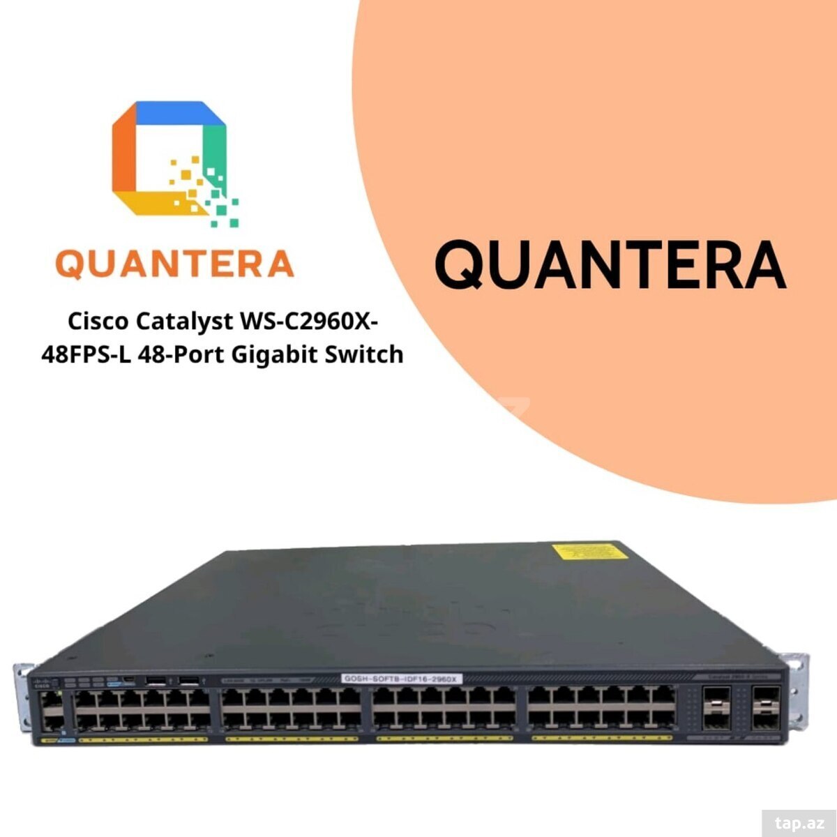 Cisco switch 2960X-48FPS-L