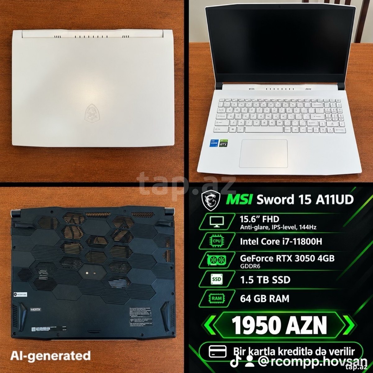 Noutbuk MSI