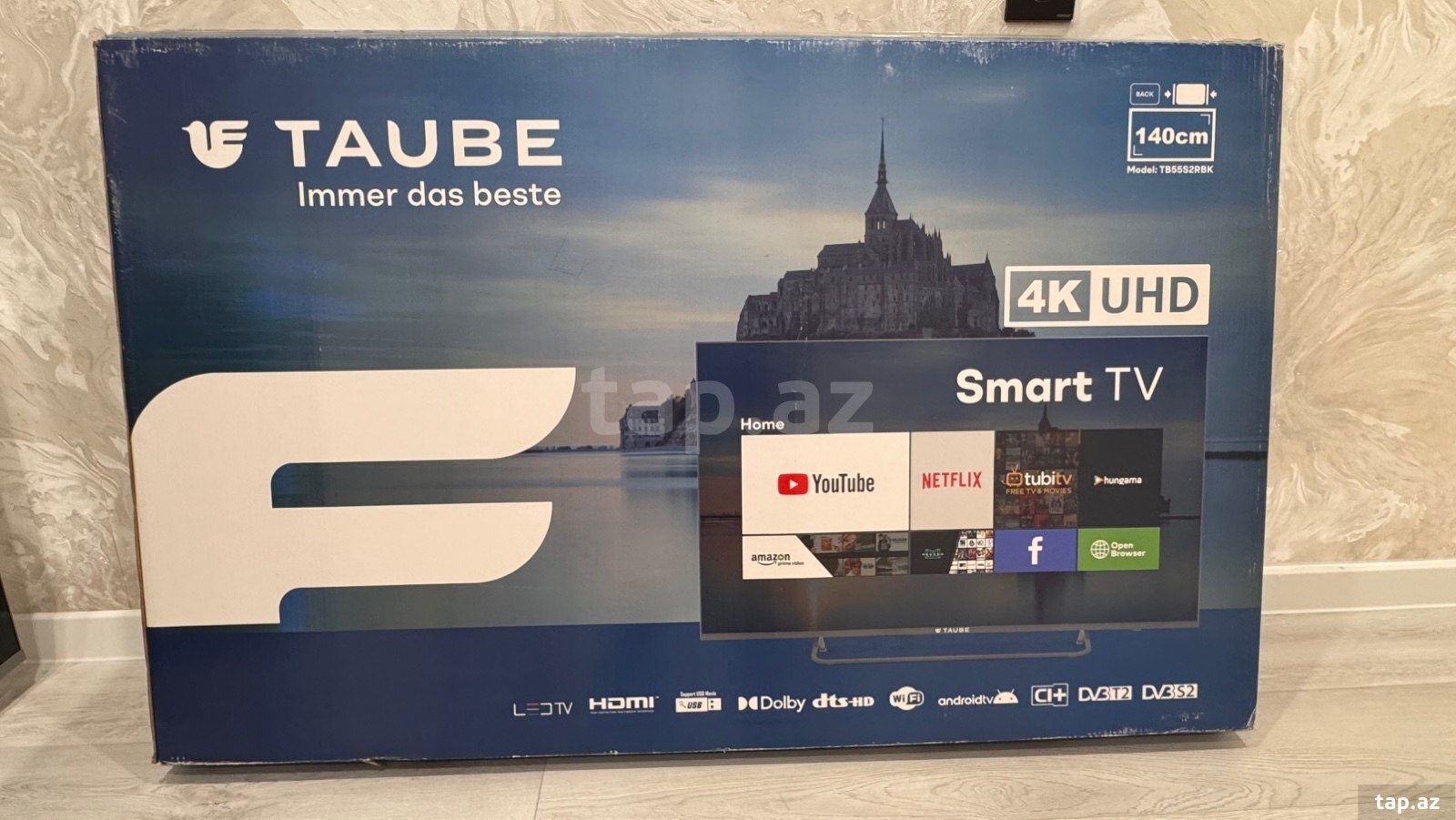 TAUBE 55” (140 sm) 4K UHD Smart TV – model TB5529R