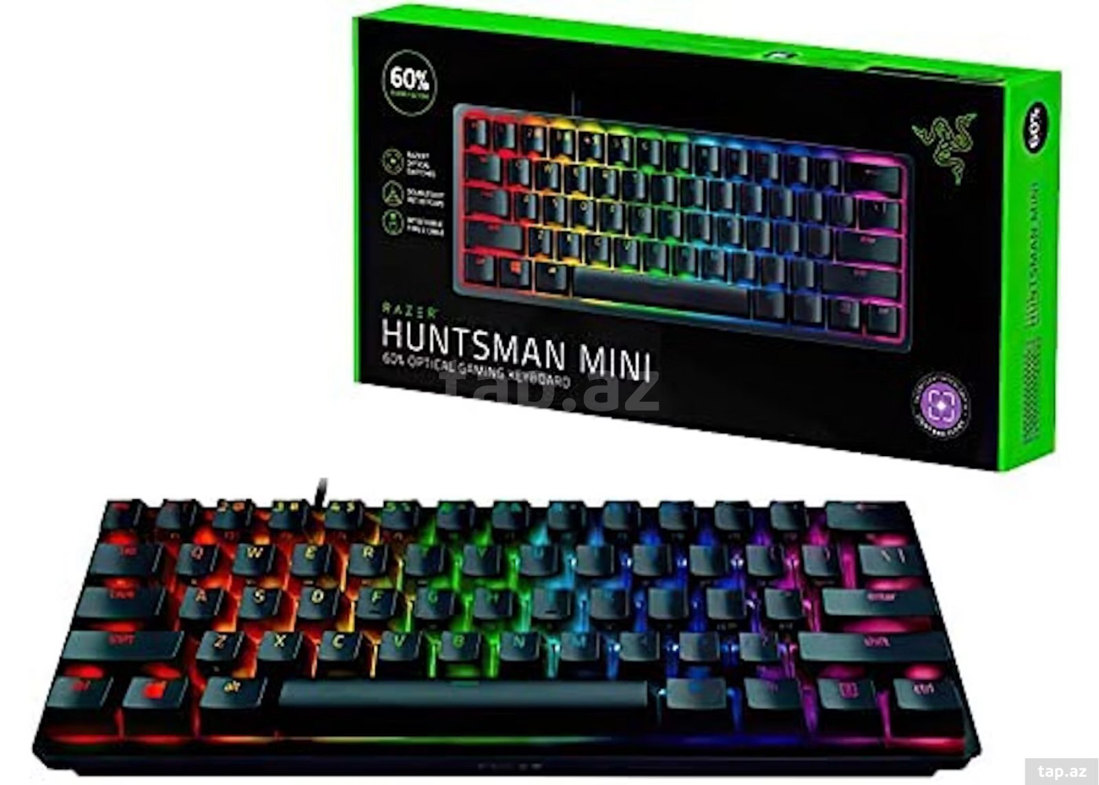 Klaviatura Razer Huntsman mini 60 %