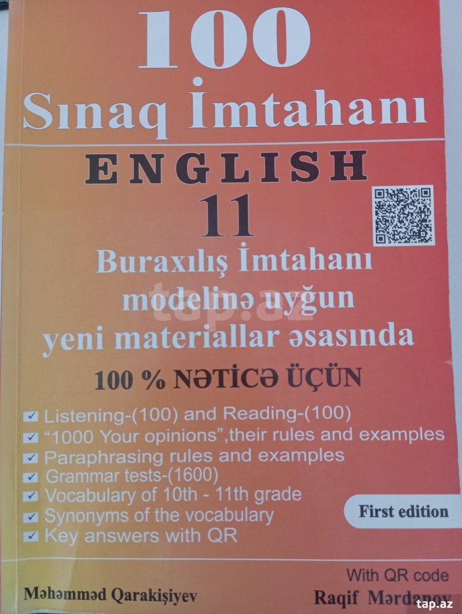 English 11 100 sınaq test toplusu