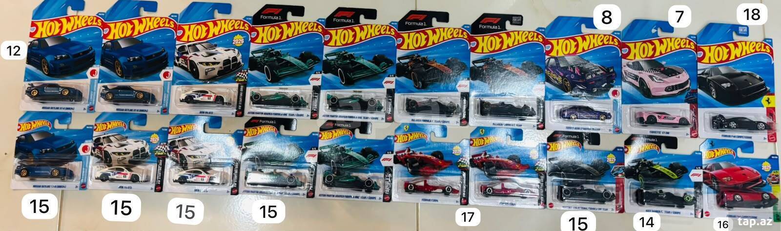 Hot Wheels modelləri