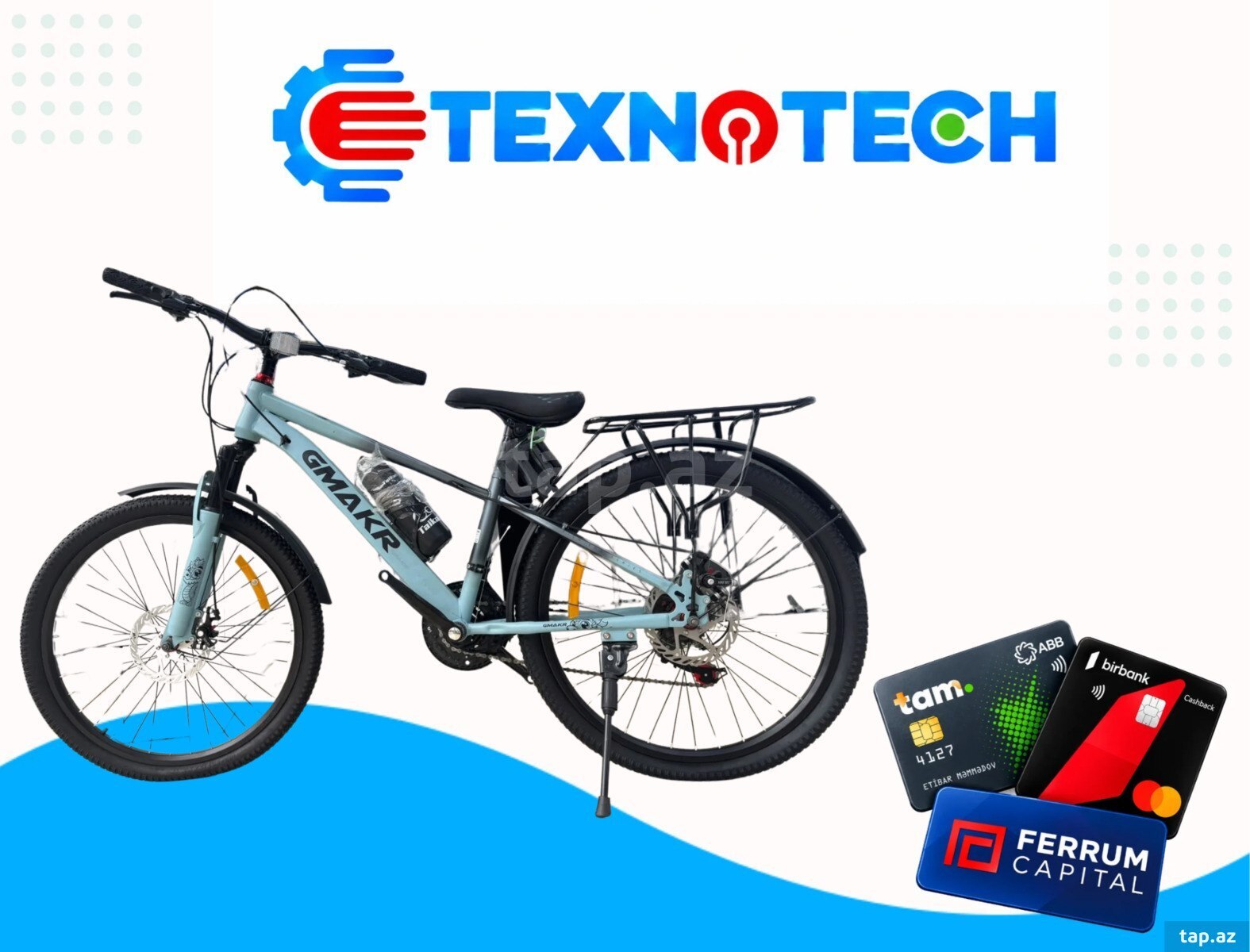 Velosiped Gmark BDF24-A113 Boz qırmızı
