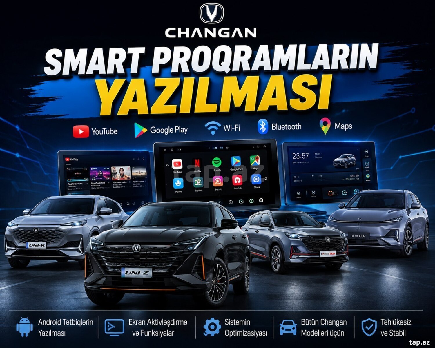 Changan, BYD proqram yazılması