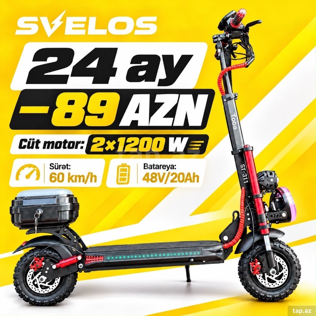 Elektrikli Skuter “Toba ST-311”