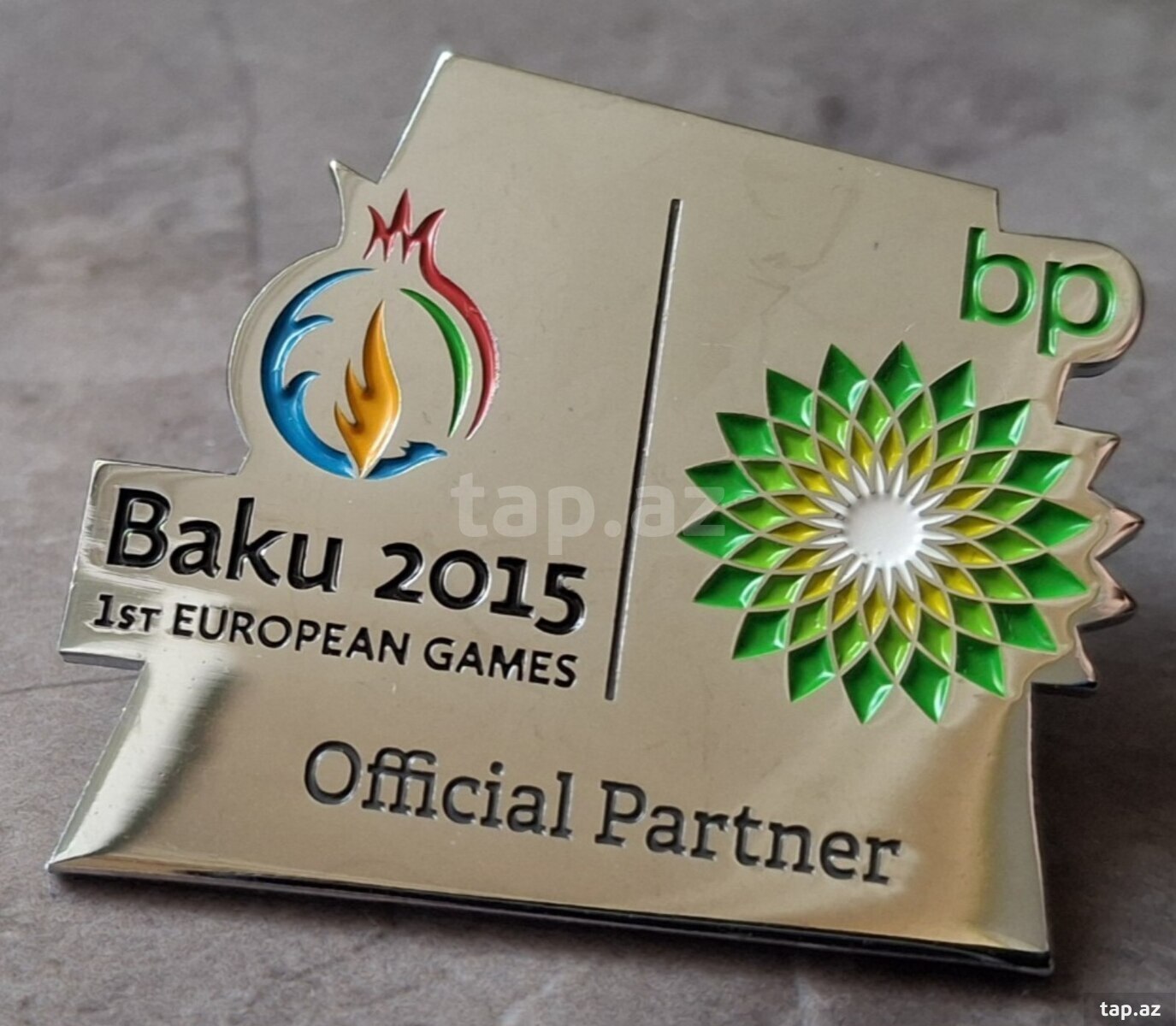 Bakı 2015 və BP nişanı