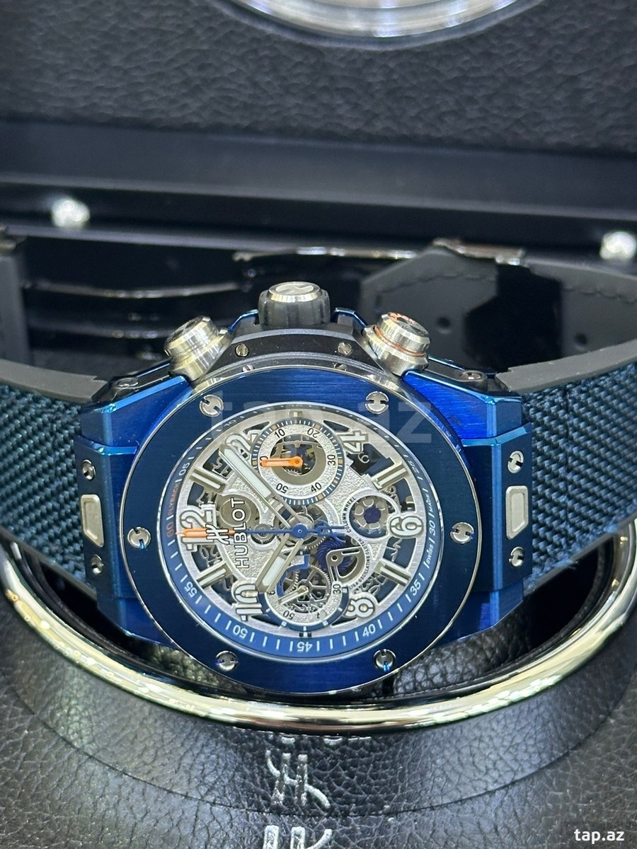 Hublot Big Bang Reloaded Blue Ceramic qol saatı
