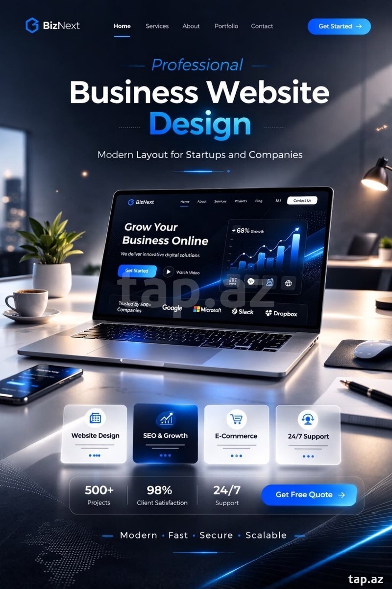 Web saytların hazırlanması