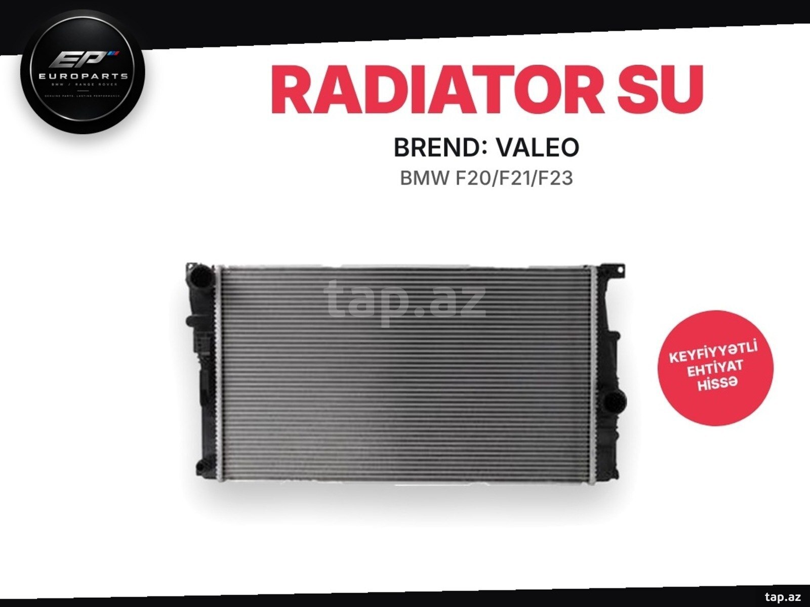 BMW F20/F21/F23/F30 su radiatoru