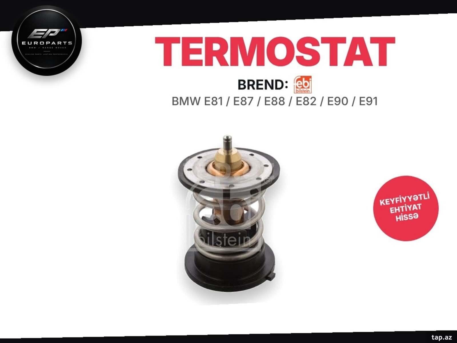 BMW E81 termostatı