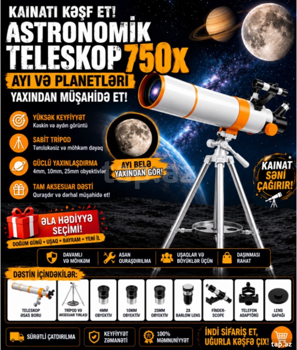 Teleskop Borwolf 750 x