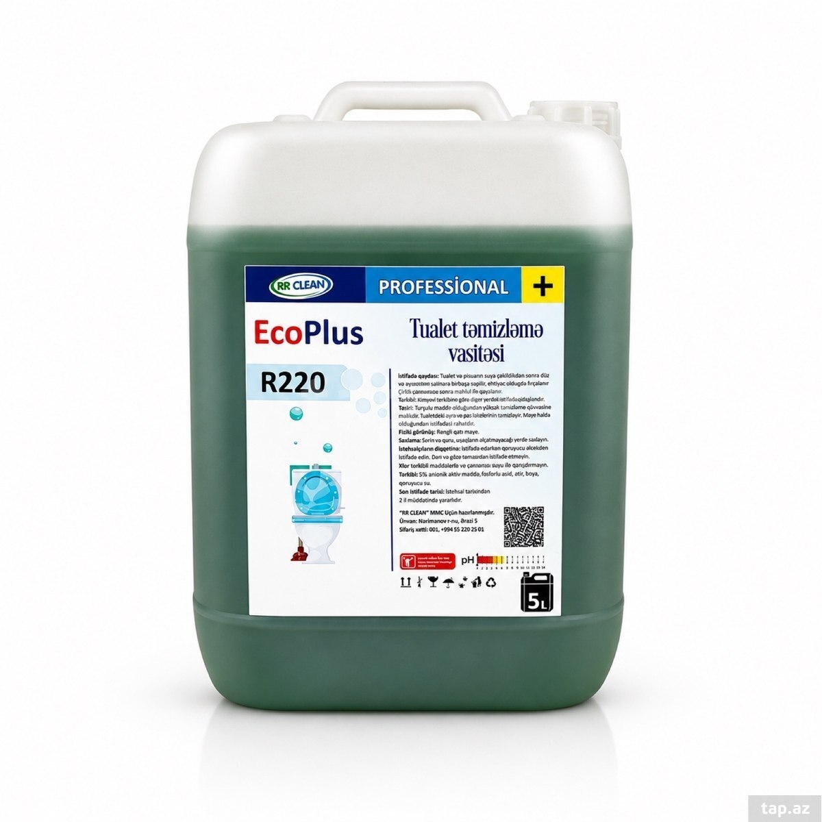 EcoPlus R220 tualet təmizləyici vasitə