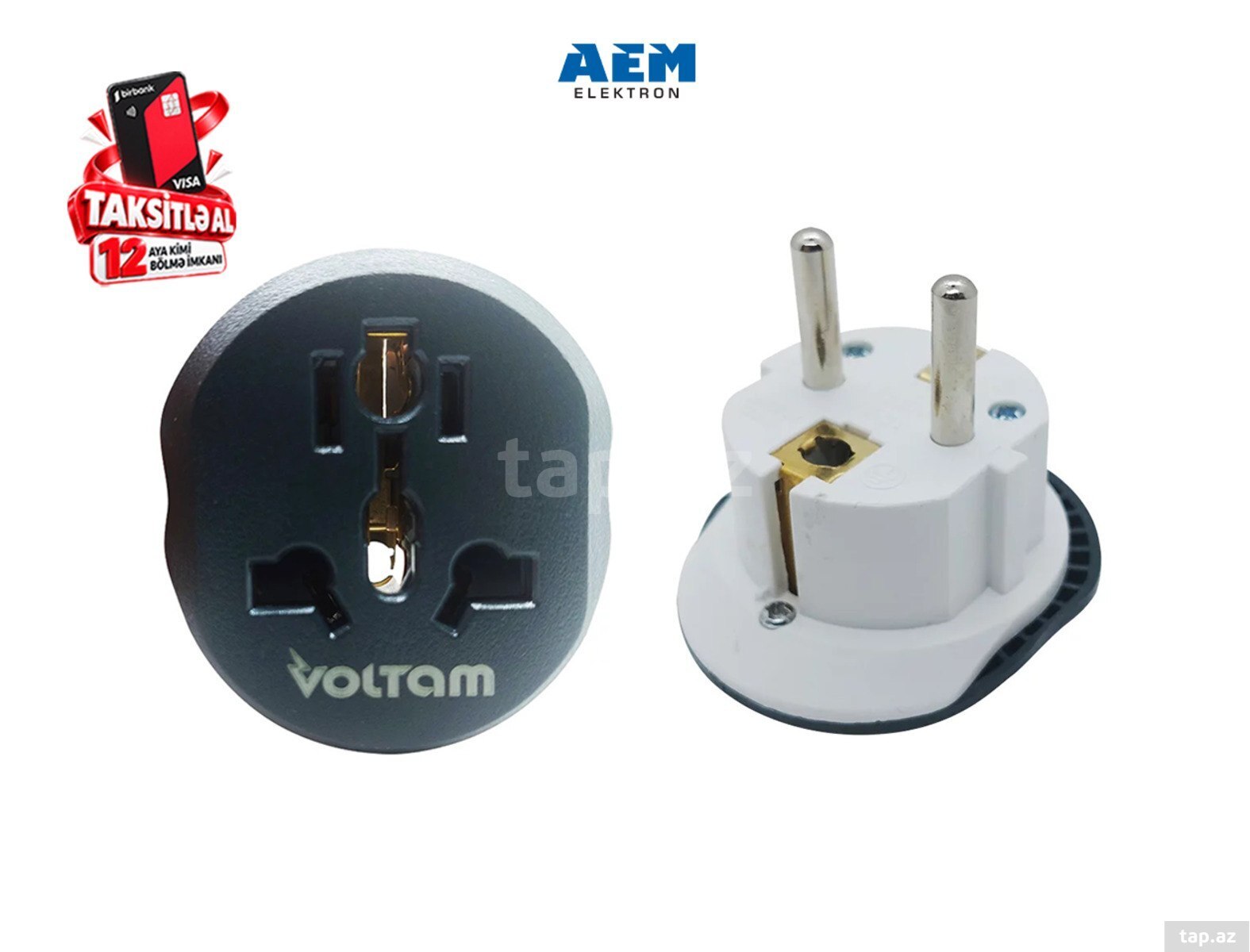 VOLTAM VT-01 Universal şəbəkə adapteri