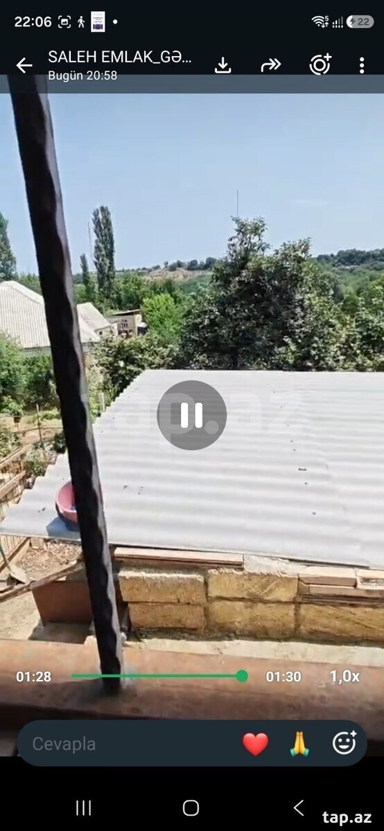 3-room private house for sale, Ganja