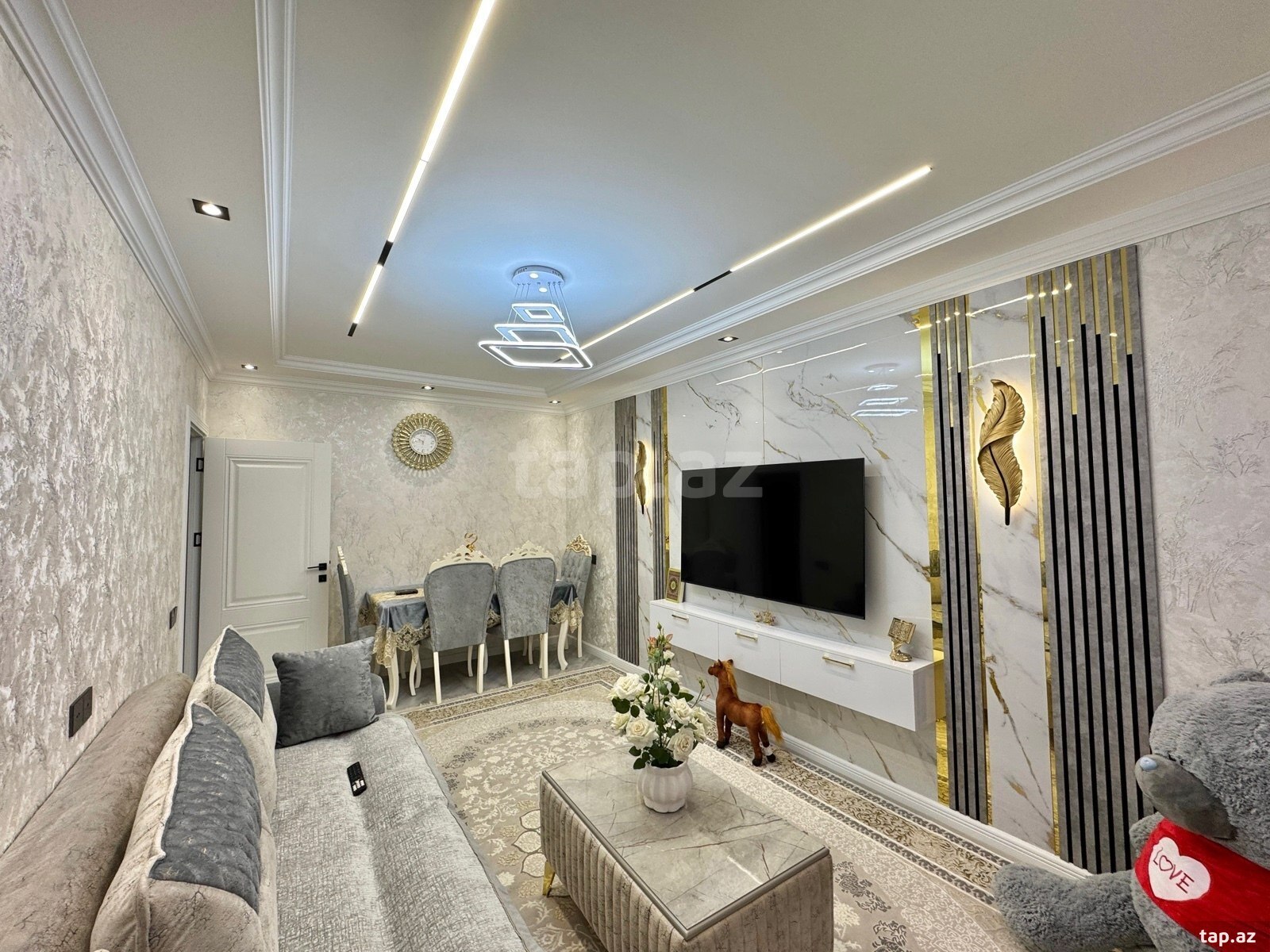 3-otaqlı mənzil, 10-cu mkr., 80 m²