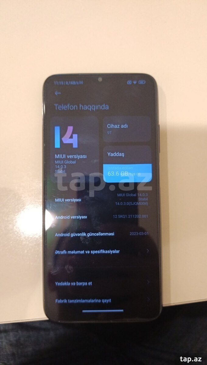 Xiaomi Redmi 9T Carbon Gray 128GB/4GB