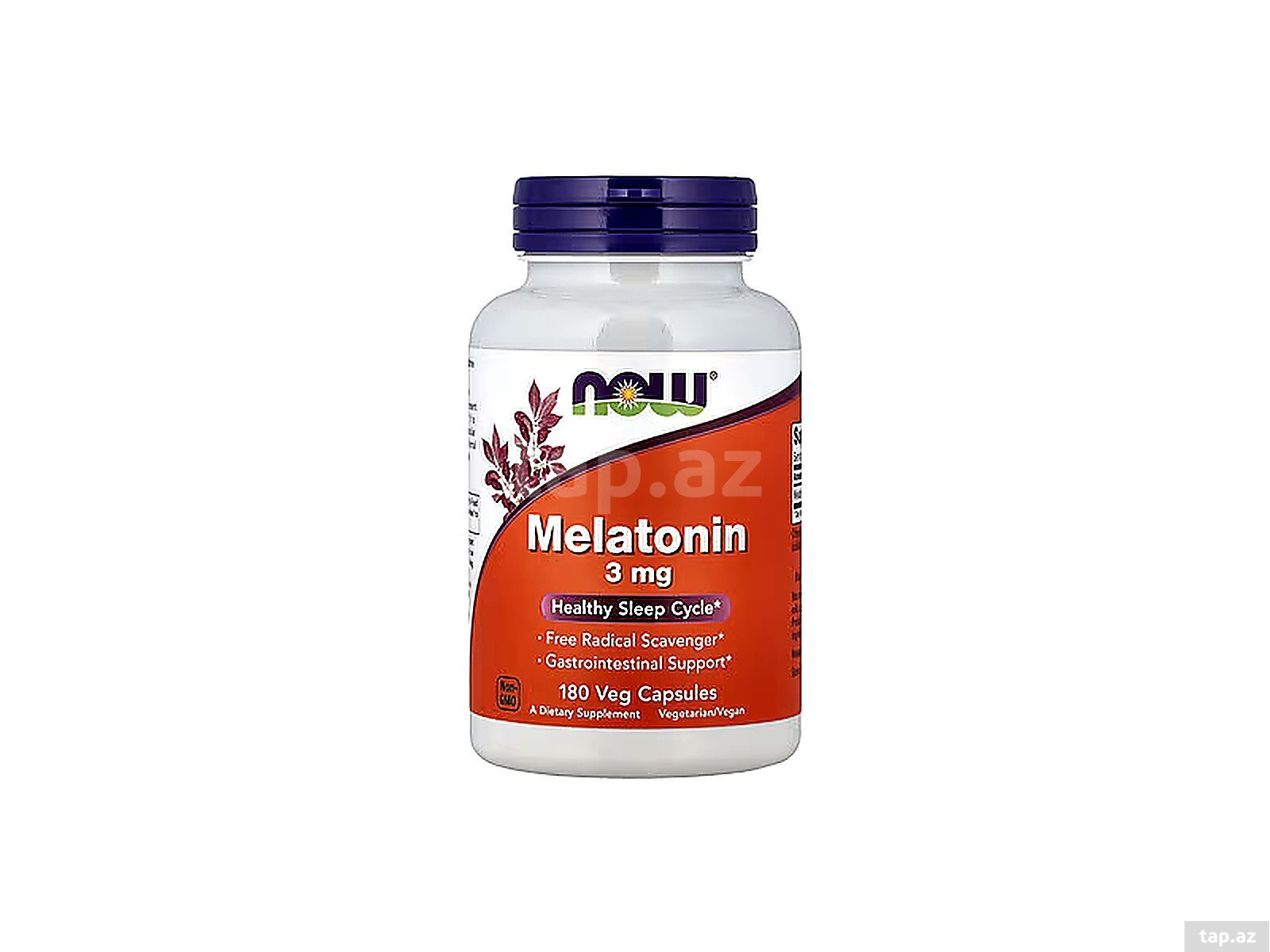 NOW Foods, Melatonin, 3 mg, 180 Veg Capsules
