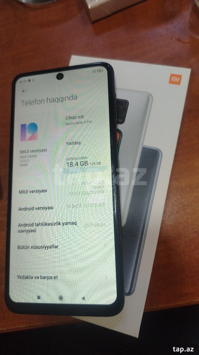 Xiaomi Redmi Note 9 Pro 5G Gray 128GB/6GB