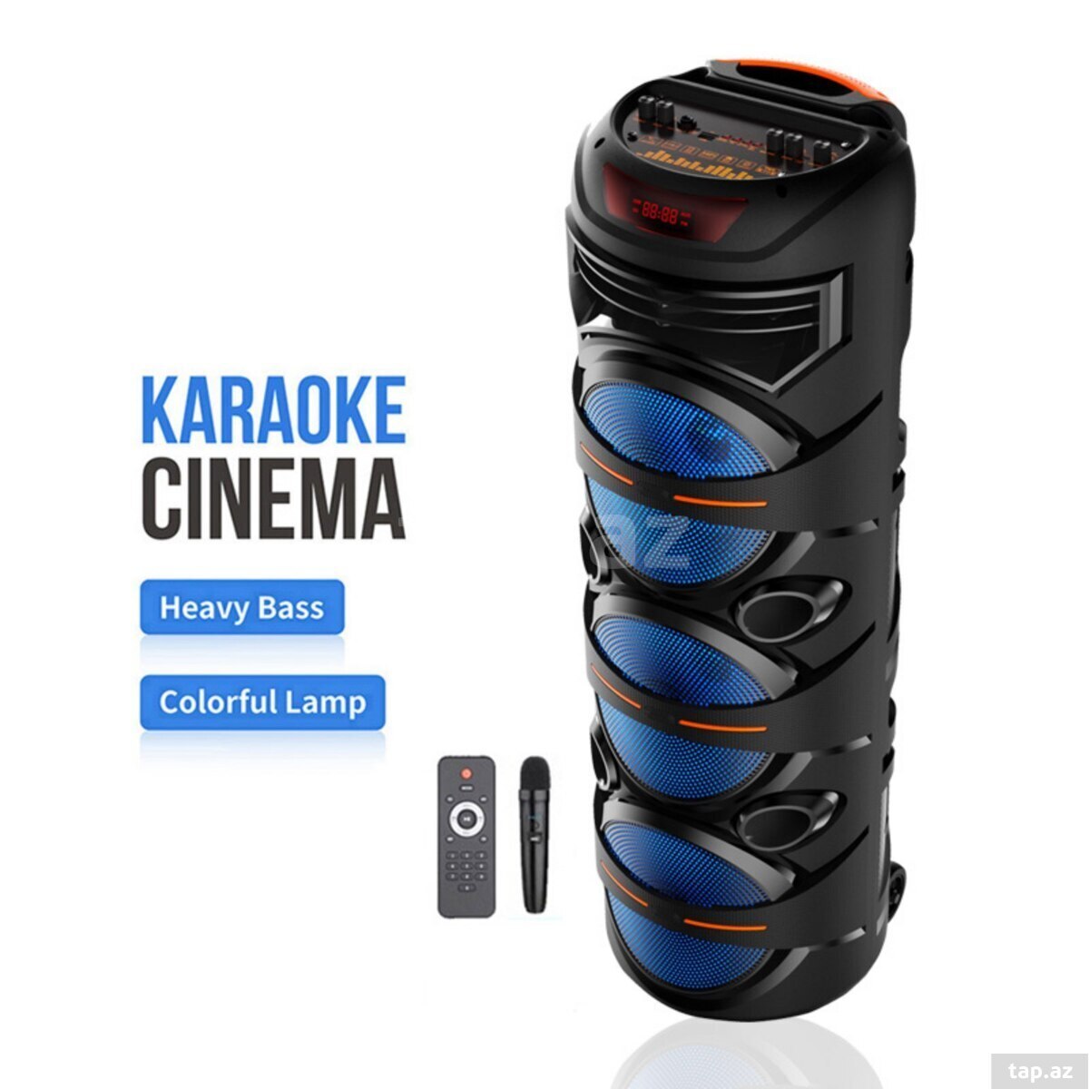Mikrofonlu karaoke blueooth simsiz dinamik