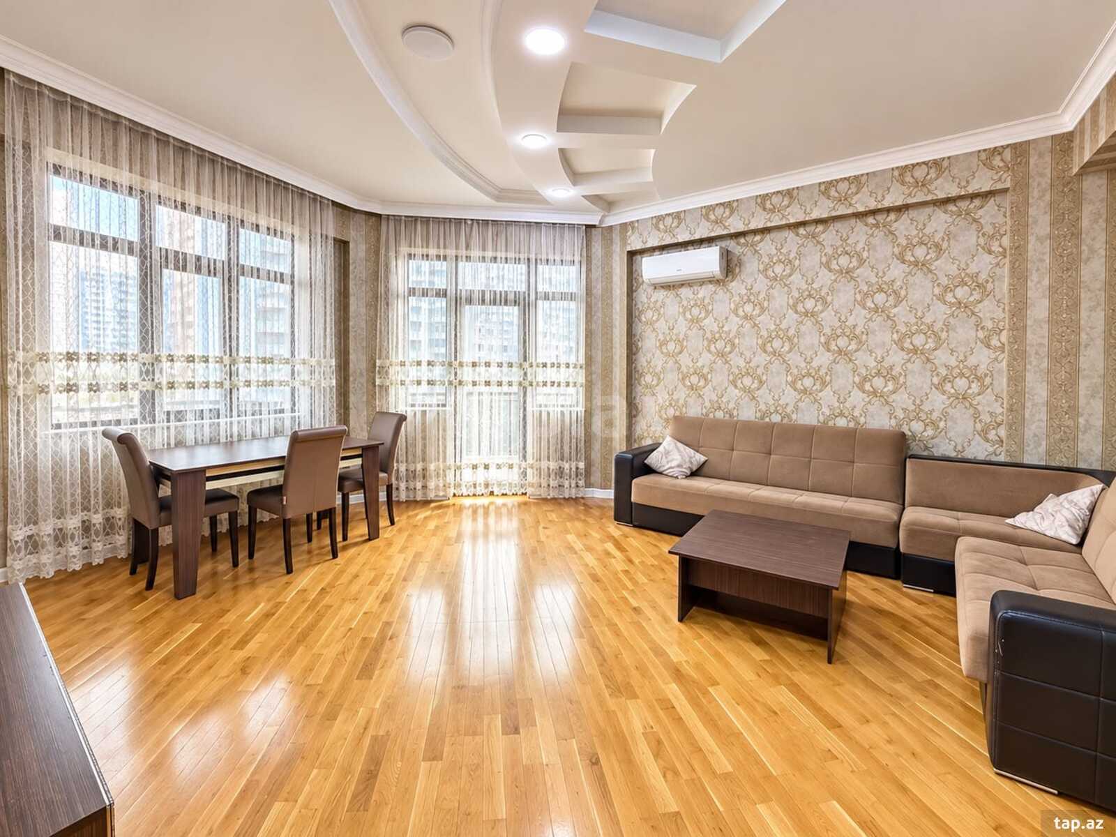 3-otaqlı yeni tikili kirayə verilir, Yusif Vəzir Çəmənzəminli küç., 145 m²
