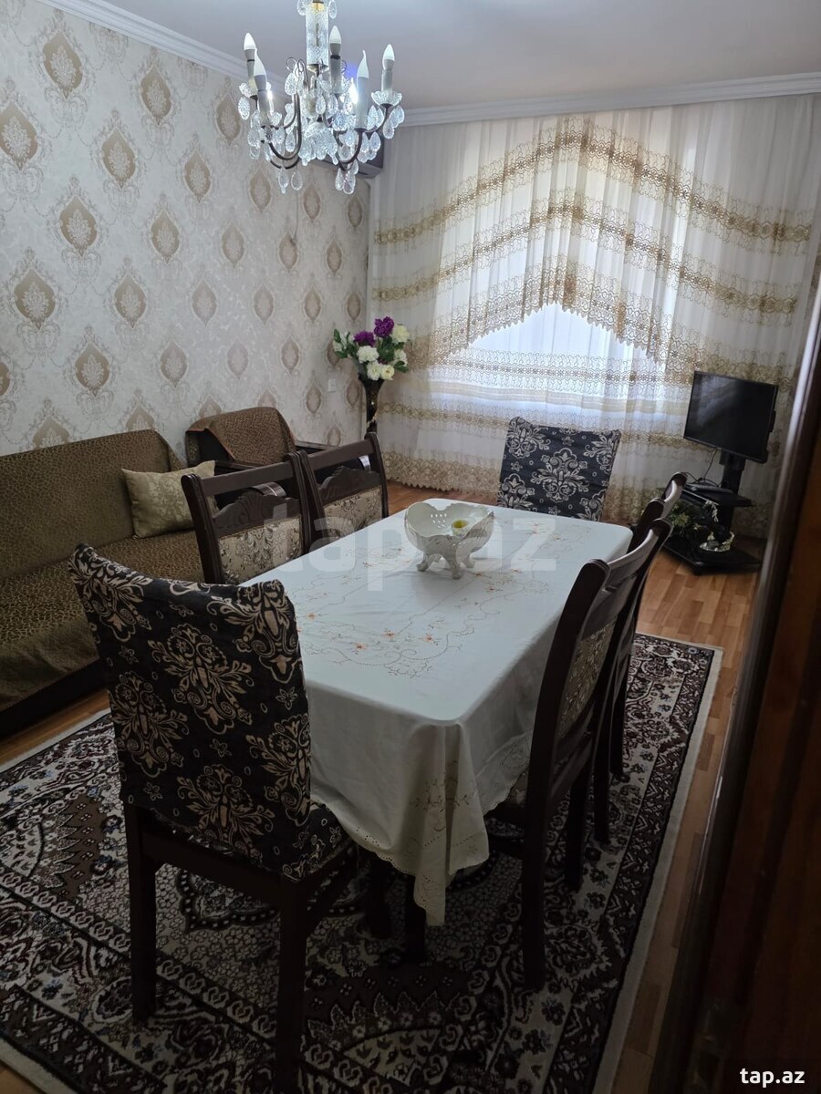 3-otaqlı mənzil kirayə verilir, Əhmədli m., 80 m²