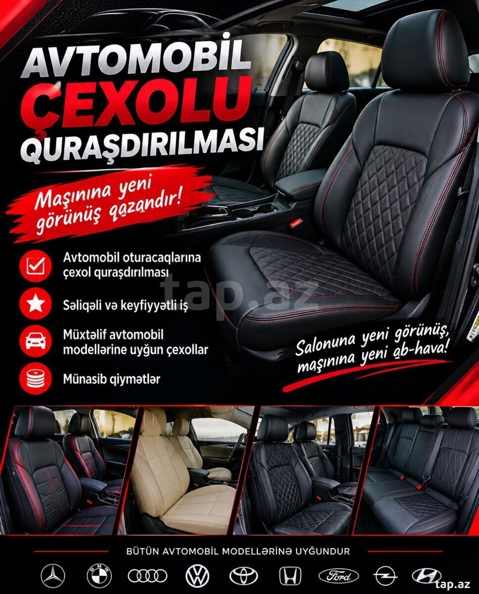 Avtomobil oturacaq üzlüklərin quraşdırılması