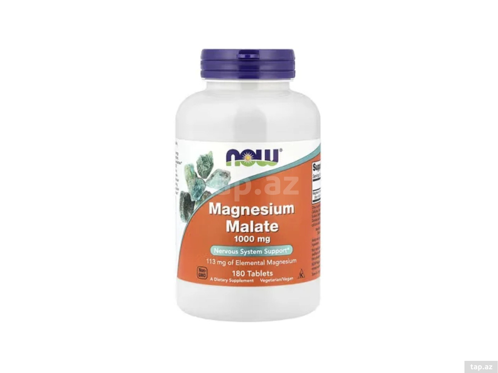 NOW Foods, Magnesium Malate, 1,000 mg, 180 Tablets