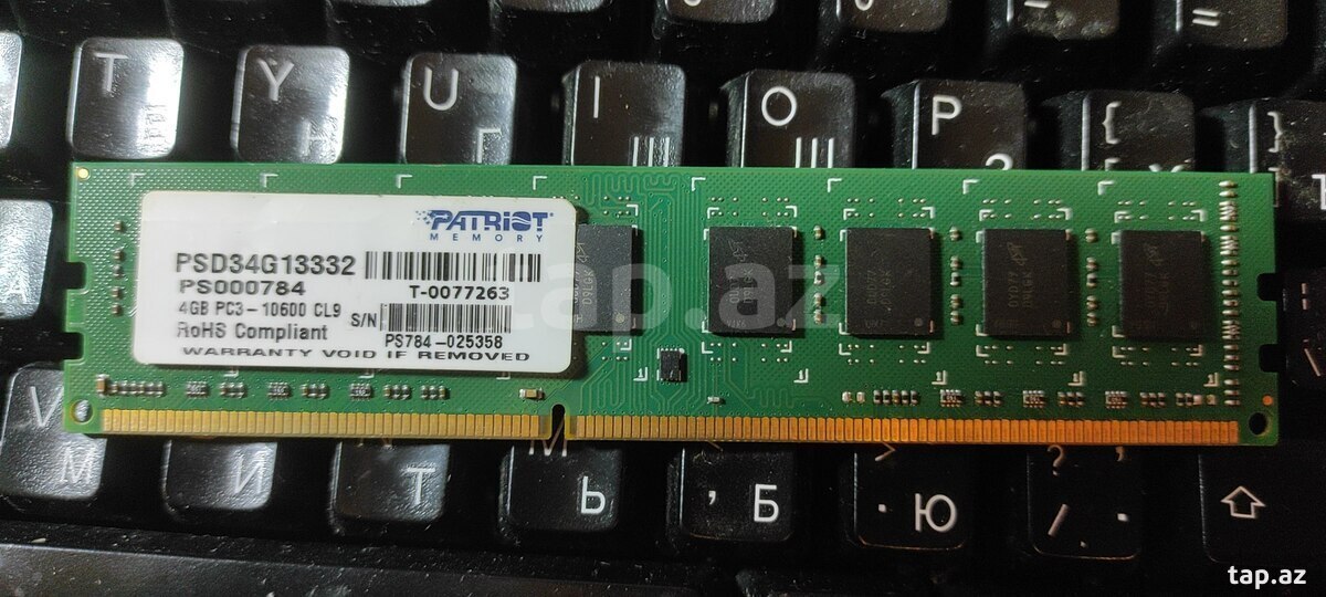 Patriot RAM DDR3  4 GB