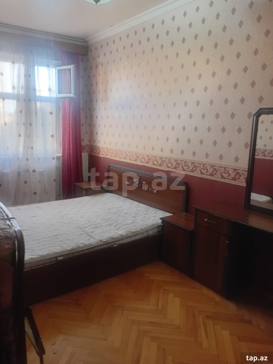 3-otaqlı mənzil kirayə verilir, Gənclik m., 80 m²