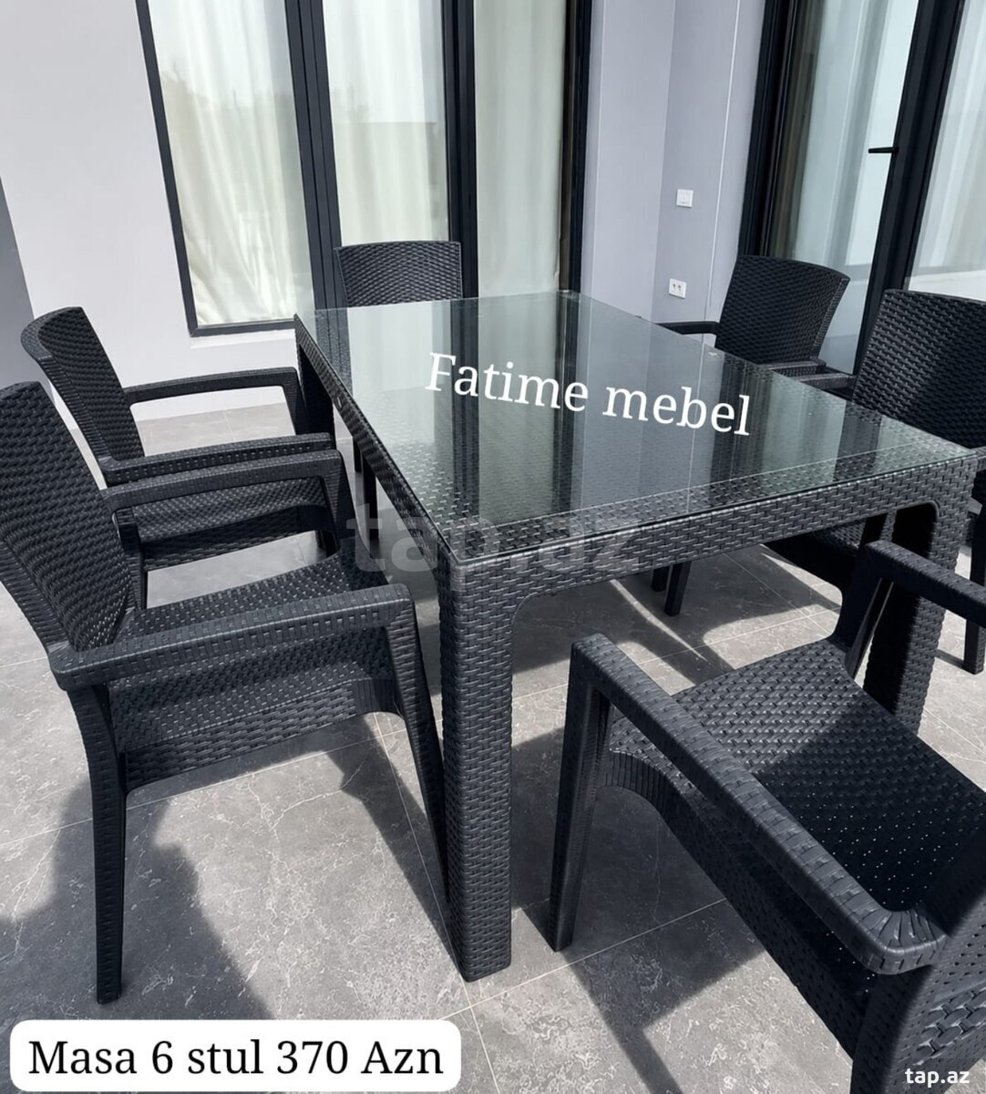 Masa və oturacaqlar