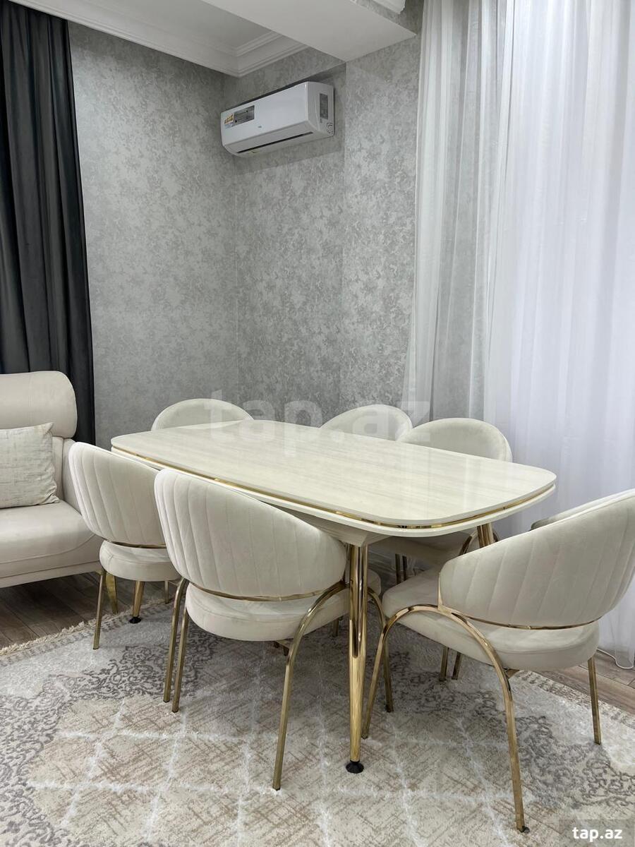 2-otaqlı yeni tikili kirayə verilir, 7-ci mkr., 90 m²