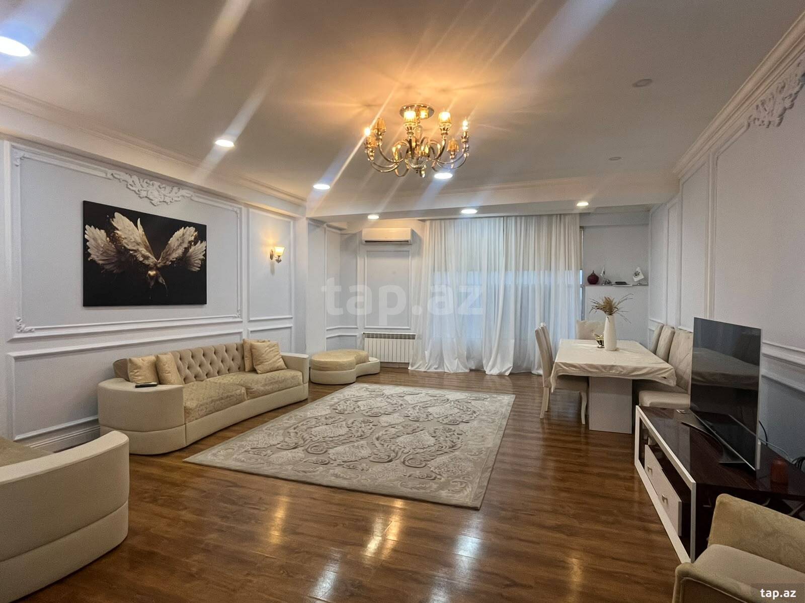 4-otaqlı yeni tikili kirayə verilir, Təbriz küç., 350 m²