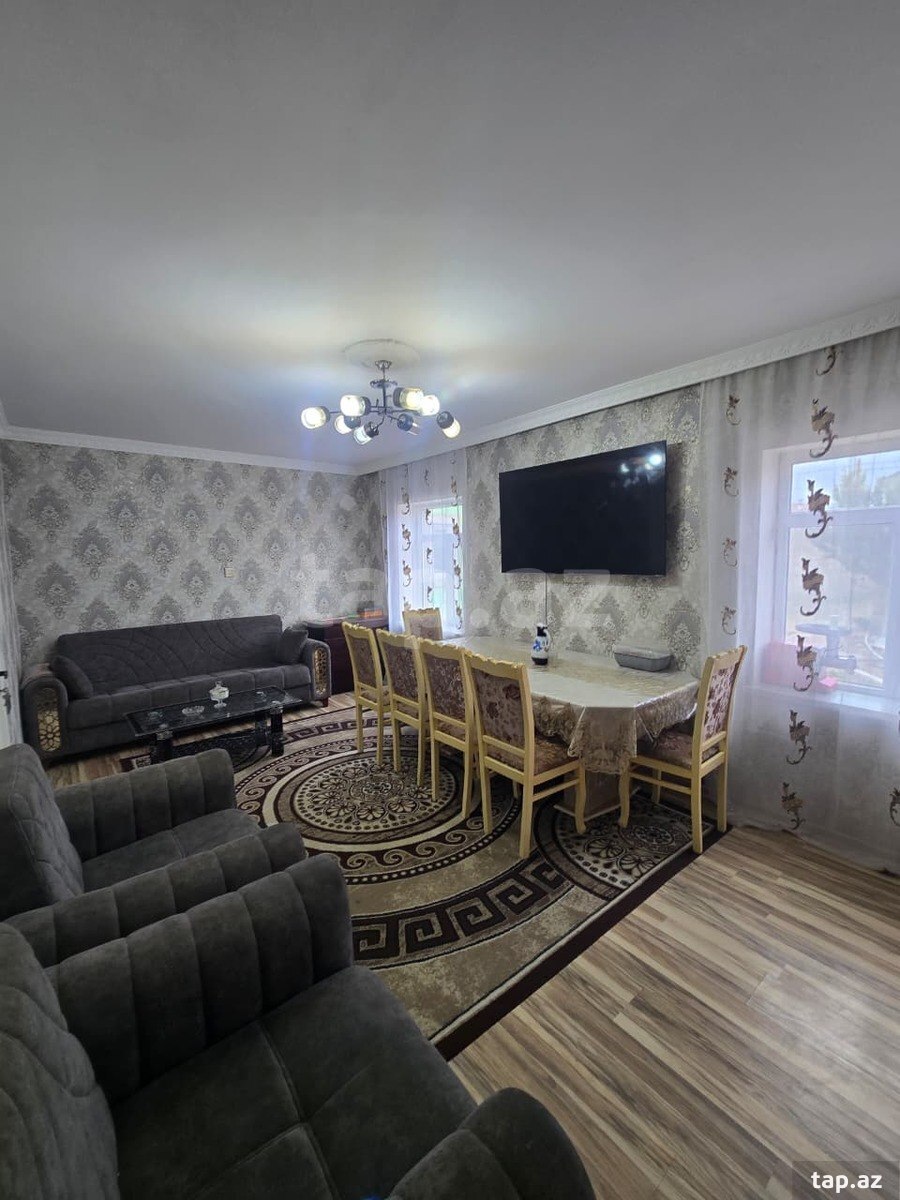 3 otaqlı həyət evi satılır, Binə, Bakı