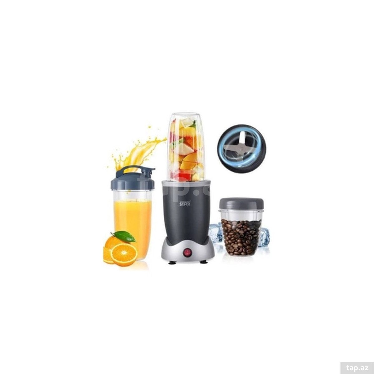 Blender Winning Star, ST-5319, Portativ, 900 Vt, 0.95 L, Boz