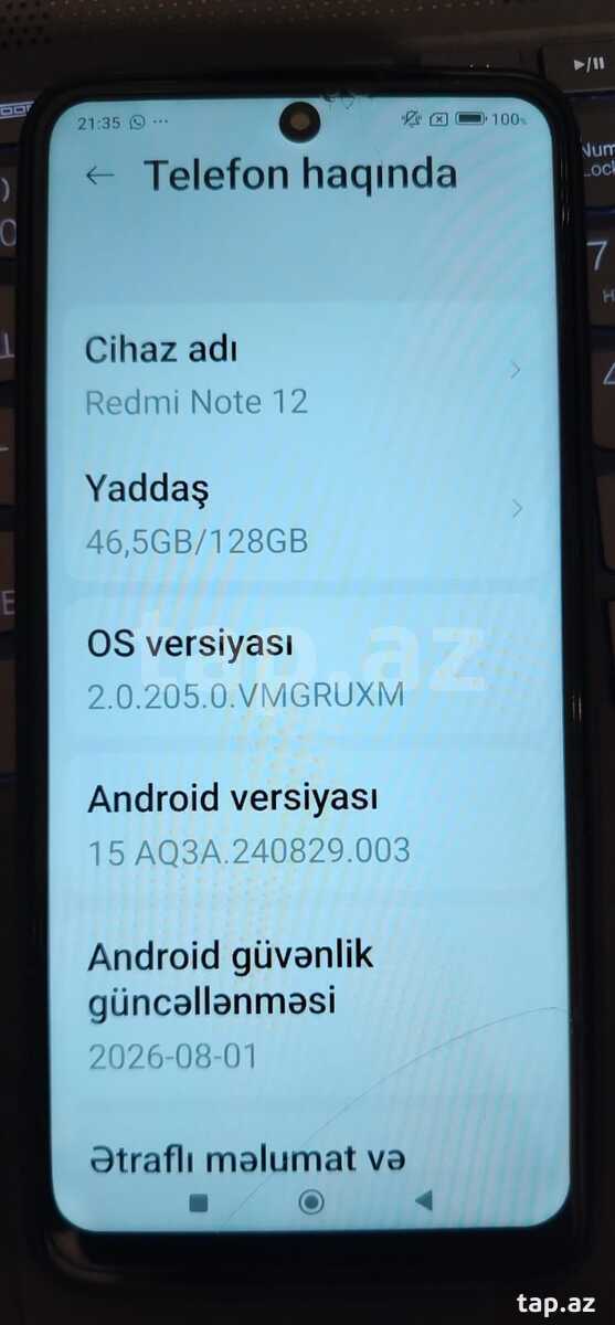 Xiaomi Redmi Note 12 (4G) Onyx Gray 128GB/8GB