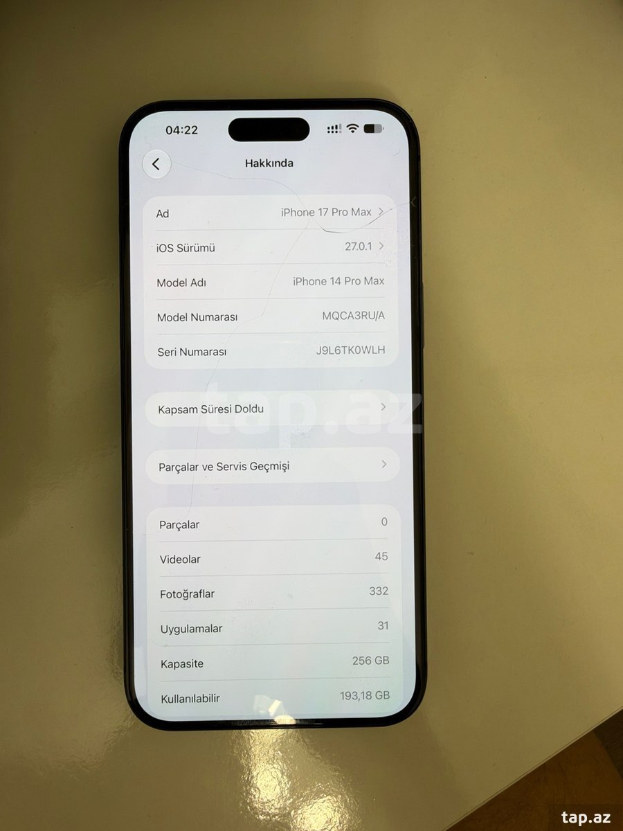 Apple iPhone 14 Pro Max Silver 256GB/6GB