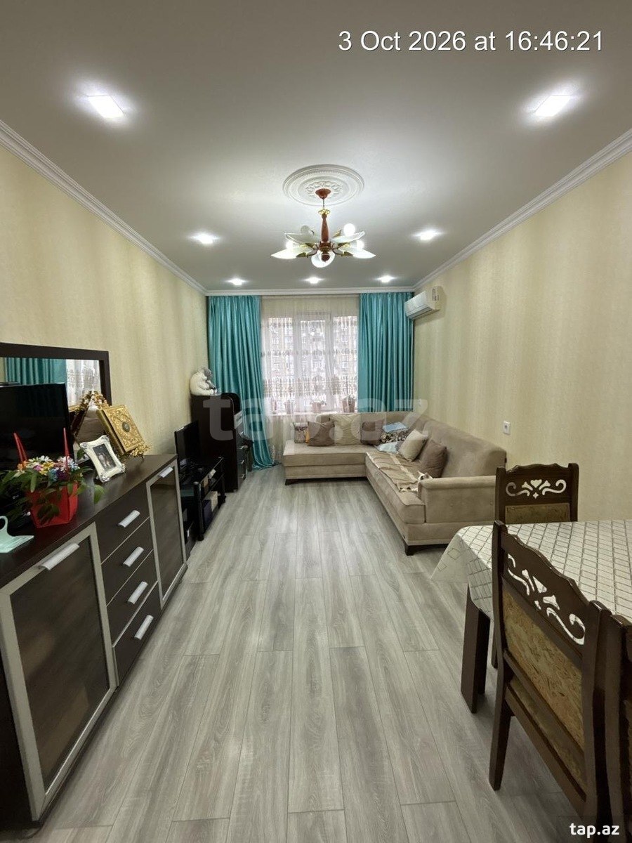 3-otaqlı yeni tikili, Həzi Aslanov m., 60 m²