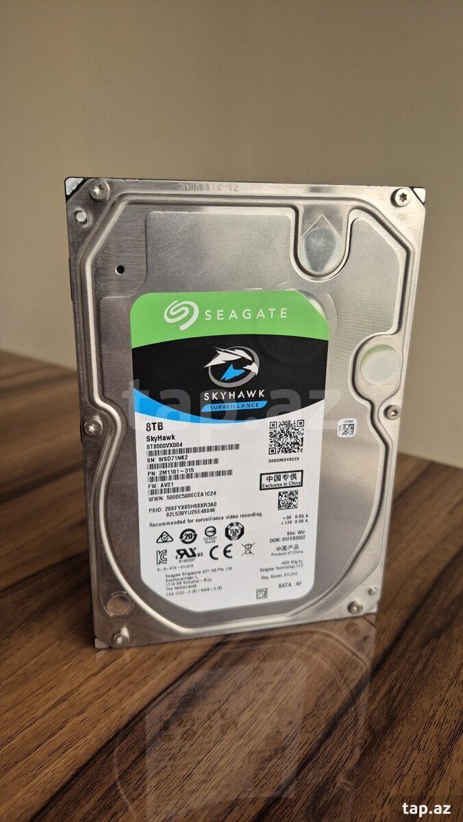 Sərt disk HDD 8 TB  2022 ci il