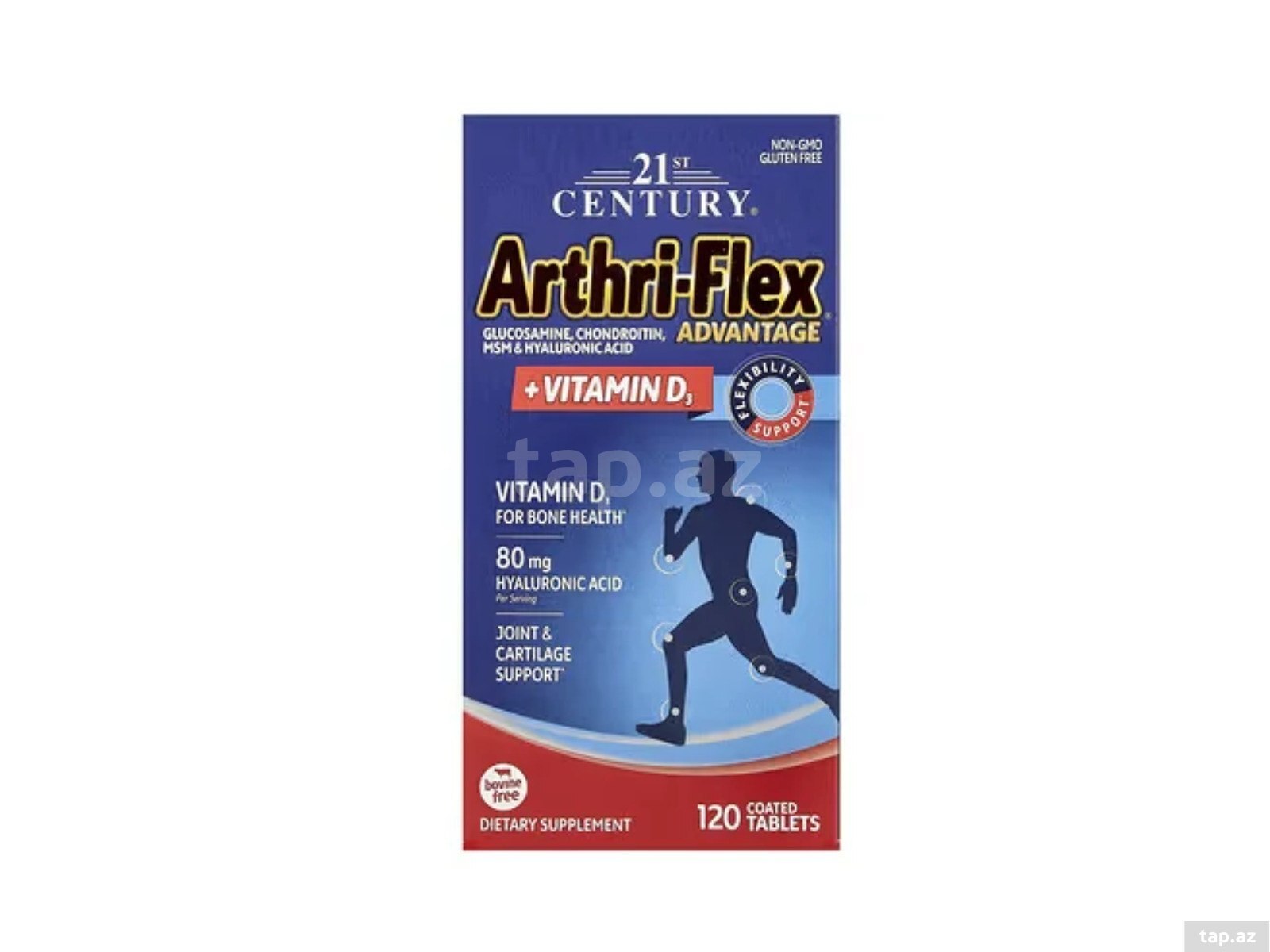 21st Century, Arthri-Flex Advantage® + Vitamin D3, 120 Coated Tablets