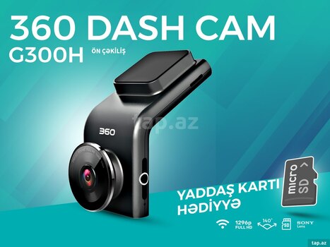 Videoqeydiyyatçı "360 Dash Cam g300h", Bakı almaq Tap.az-da — şəkil #1