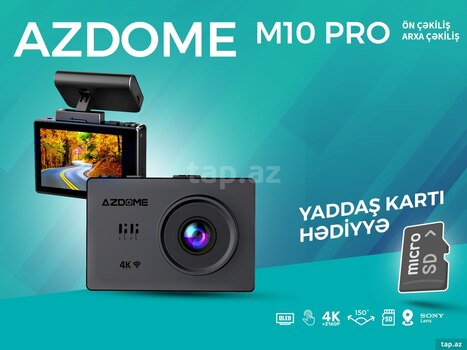 Videoqeydiyyatçı "Azdome M10 Pro", Bakı almaq Tap.az-da — şəkil #1