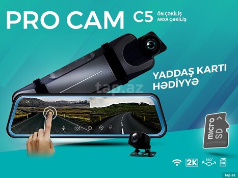 Videoqeydiyyatçı "Pro Cam C5", Bakı almaq Tap.az-da — şəkil #1