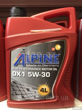 "Alpine 5w30 DX1 4l" mühərrik yağı, Bakı almaq Tap.az-da — şəkil #1