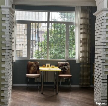 2-otaqlı mənzil kirayə verilir, Sahil m., 60 m²