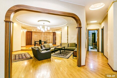 4-otaqlı yeni tikili kirayə verilir, R.Behbudov küç., 200 m²