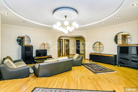 4-otaqlı yeni tikili kirayə verilir, R.Behbudov küç., 200 m²