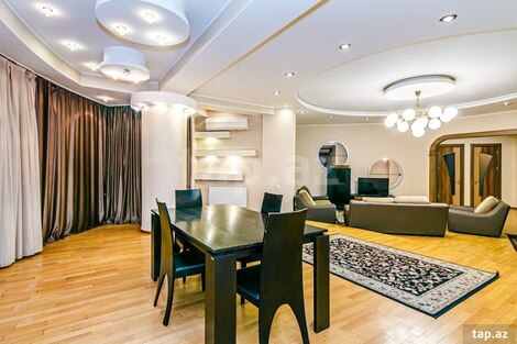 4-otaqlı yeni tikili kirayə verilir, R.Behbudov küç., 200 m²