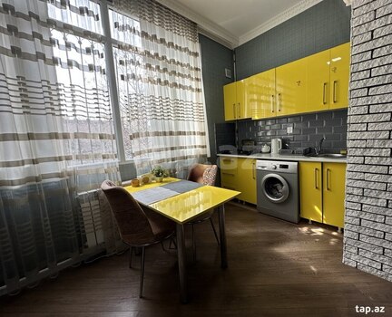 2-otaqlı mənzil kirayə verilir, Sahil m., 60 m²