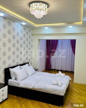 2-otaqlı yeni tikili kirayə verilir, Nizami küç., 90 m²