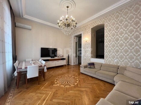 4-otaqlı mənzil kirayə verilir, Səbail r., 200 m²